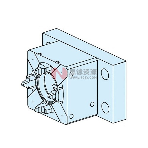 ER-008186 EROWA 卡盤(pán)50 RSA 帶底板10×55.5×85